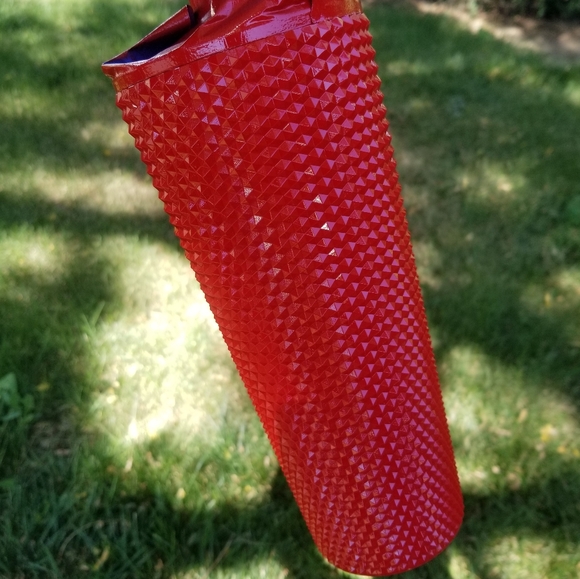 🆕️Starbucks, Custom, Apple Red Studded Tumbler - Picture 10 of 10